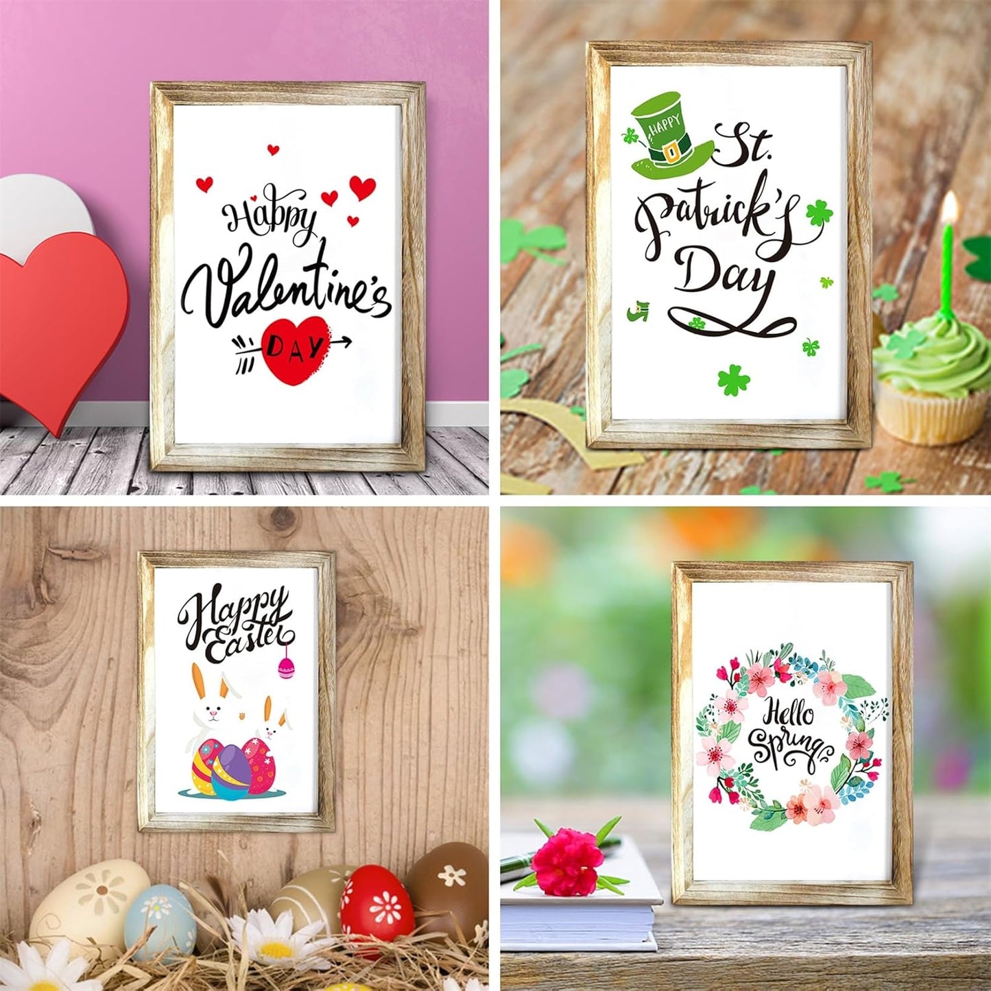 Rustic Seasonal Wall Hanging Signs